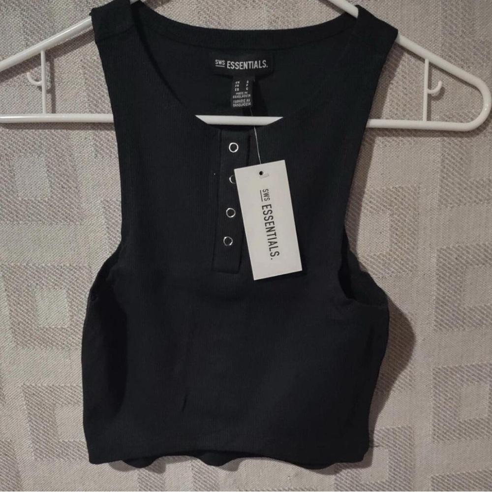 Essentials Charcoal Women's Tank Top